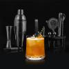 imageBartender Kit with Stand 12Piece Bar Set  24oz Cocktail Shaker Set for Drink Mixing Martini Shaker Set with Bar Tools Recipes Booklet  Fun Housewarming Gift RainbowBlack