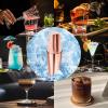 imageBoston Cocktail Shaker Bar Set Weighted Boston Shaker Tins Bartender Kit with 18oz ampamp 28oz Mixed Drink Shaker Hawthorne Strainer Double Measuring Jigger  Rose GoldRose Gold