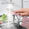 imageCan Opener Manual Handheld Strong Heavy Duty Stainless Steel Can Opener Comfortable Handle Sharp Blade Smooth Edge Can Openers with Multifunctional Bottle OpenerPink