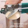 imageCan Opener Manual Handheld Strong Heavy Duty Stainless Steel Can Opener Comfortable Handle Sharp Blade Smooth Edge Can Openers with Multifunctional Bottle OpenerAqua Sky