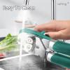 imageCan Opener Manual Handheld Strong Heavy Duty Stainless Steel Can Opener Comfortable Handle Sharp Blade Smooth Edge Can Openers with Multifunctional Bottle OpenerAqua Sky