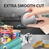 imageCan Opener Manual Heavy Duty Handheld Strong Can Opener with Soft Touch Handle Sharp Blade Smooth Edge Can Openers with Multifunctional Bottle Opener BlackAqua Sky