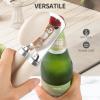 imageCan Opener Manual Heavy Duty Stainless Steel Smooth Edge Can Openers With Soft Touch Handle Oversized Handheld Easy Turn Knob MultiFunction Bottle Opener BlackBeige
