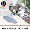 imageCan Opener Manual with Magnet Stainless Steel Handheld Heavy Duty Can Opener Sharp Blade Smooth Edge Comfortable Handle Can Openers with Multifunctional Bottle OpenerPink
