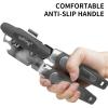 imageCan Opener Manual with Magnet Stainless Steel Handheld Heavy Duty Can Opener Sharp Blade Smooth Edge Comfortable Handle Can Openers with Multifunctional Bottle OpenerGray