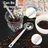 imageCoffee Scoop Set Tablespoon Scoop 2 Pc Set 1 Tbsp ampamp 2 Tbsp Stainless Steel Measuring Spoons for Ground Coffee with Short Handles for Tea Sugar or FlourLong