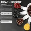 imageCoffee Scoop Set Tablespoon Scoop 2 Pc Set 1 Tbsp ampamp 2 Tbsp Stainless Steel Measuring Spoons for Ground Coffee with Short Handles for Tea Sugar or FlourShort