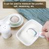 imageStainless steel coffee scoop 2piece set 1 tbsp 2 tbsp durable Tablespoon ergonomic measuring spoon Suitable for small and large jarsshorthandled spoon coloredShort