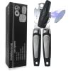 imageCan Opener Manual with Magnet Stainless Steel Handheld Heavy Duty Can Opener Sharp Blade Smooth Edge Comfortable Handle Can Openers with Multifunctional Bottle OpenerBlack