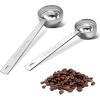 imageCoffee Scoop Set Tablespoon Scoop 2 Pc Set 1 Tbsp ampamp 2 Tbsp Stainless Steel Measuring Spoons for Ground Coffee with Short Handles for Tea Sugar or FlourLong