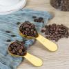 imagePremium Coffee Scoop Set Set of 2 Metal Stainless Steel Long Handle Coffee Scoop Measuring Coffee Spoons Contains 1 Tablespoon 15 ml and 2 Tablespoons 30 ml SpoonSilverGold
