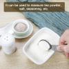 imagePremium Coffee Scoop Set Set of 2 Metal Stainless Steel Long Handle Coffee Scoop Measuring Coffee Spoons Contains 1 Tablespoon 15 ml and 2 Tablespoons 30 ml SpoonBlackBlack