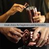 imageBoston Cocktail Shaker Bar Set Weighted Boston Shaker Tins Bartender Kit with 18oz ampamp 28oz Mixed Drink Shaker Hawthorne Strainer Double Measuring Jigger  BlackRose Gold