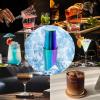 imageBoston Cocktail Shaker Bar Set Weighted Boston Shaker Tins Bartender Kit with 18oz ampamp 28oz Mixed Drink Shaker Hawthorne Strainer Double Measuring Jigger  BlackRainbow