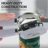 imageCan Opener Manual Heavy Duty Handheld Strong Can Opener with Soft Touch Handle Sharp Blade Smooth Edge Can Openers with Multifunctional Bottle Opener BlueLavender